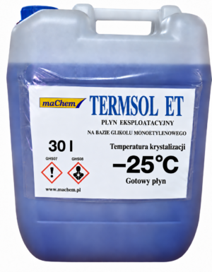 Glikol etylenowy −25°C 30 l – gotowy płyn TERMSOL ET