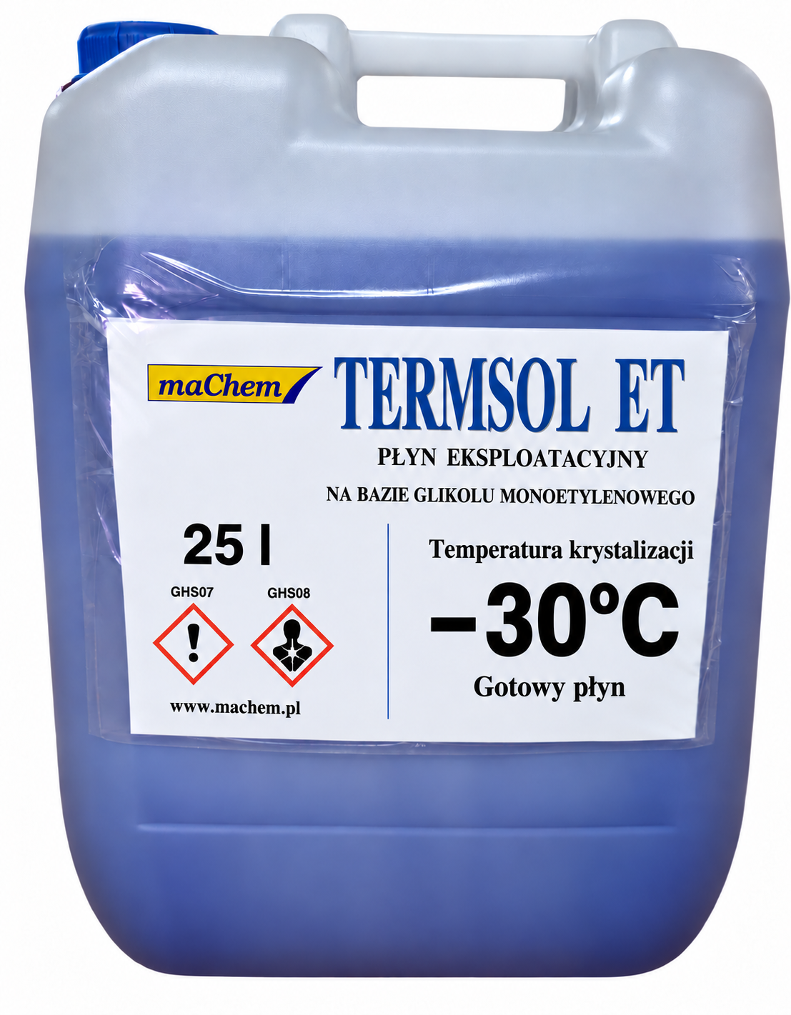 Glikol etylenowy −30°C 25 l – gotowy płyn TERMSOL ET