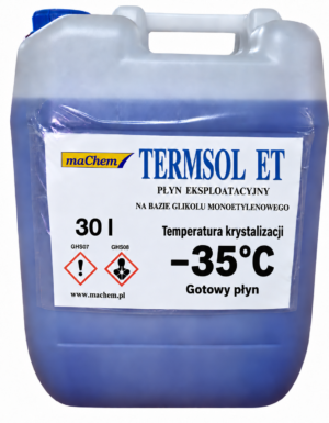 Glikol etylenowy −35°C 30 l – gotowy płyn TERMSOL ET