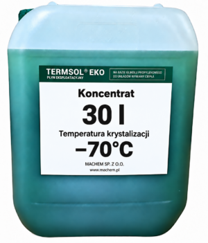 TERMSOL EKO – glikol propylenowy, koncentrat, 30 l, temperatura krystalizacji −70°C