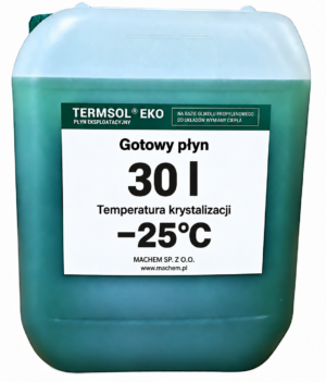 Glikol propylenowy −25°C 30 l – gotowy płyn TERMSOL EKO